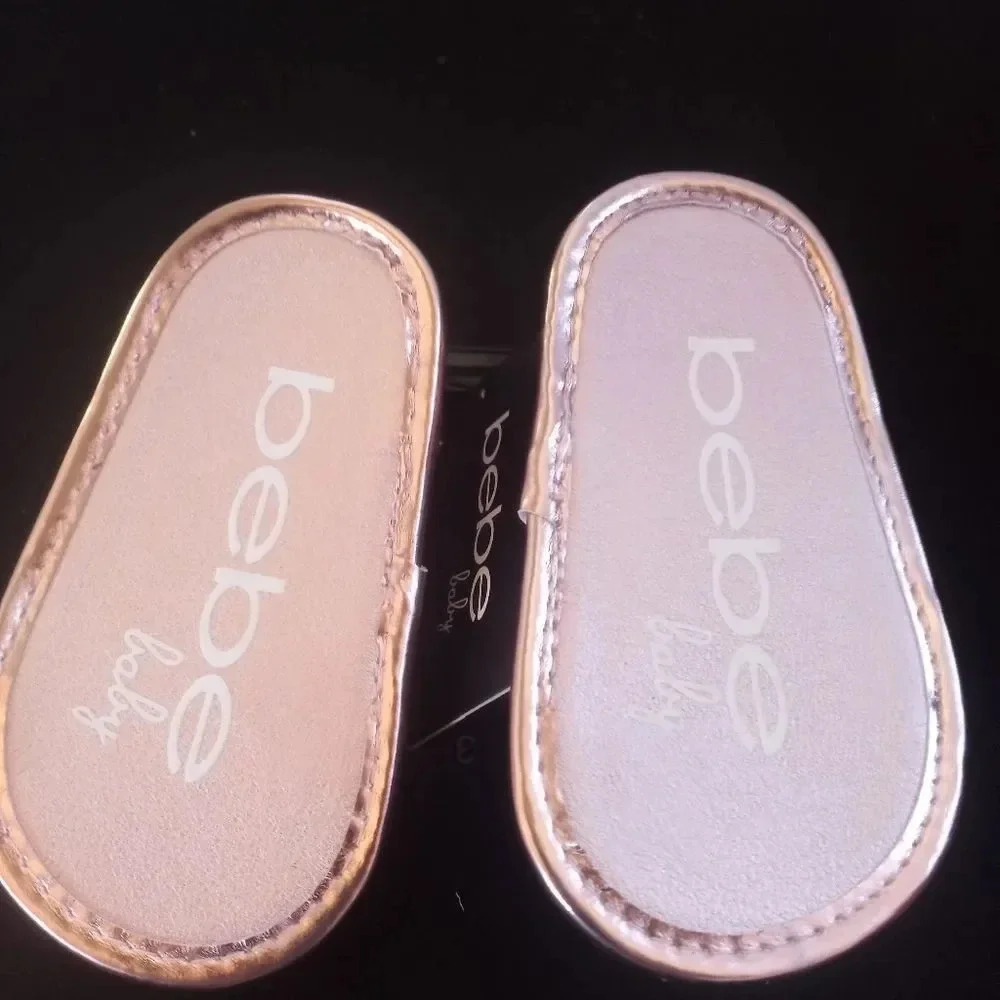 NWT Bebe baby Sandals size 3 (6-9m) ( bag I ) - Picture 4 of 5